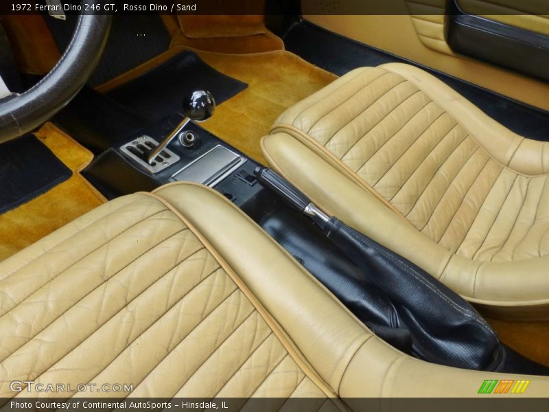 Rosso Dino / Sand 1972 Ferrari Dino 246 GT