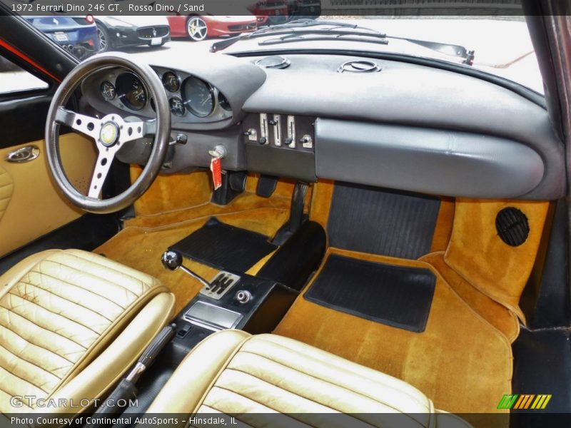 Dashboard of 1972 Dino 246 GT
