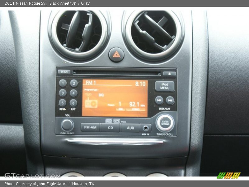 Black Amethyst / Gray 2011 Nissan Rogue SV