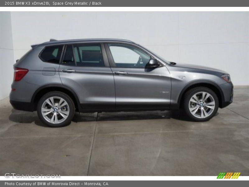 Space Grey Metallic / Black 2015 BMW X3 xDrive28i