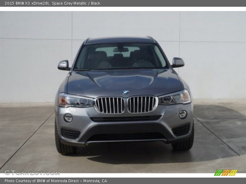 Space Grey Metallic / Black 2015 BMW X3 xDrive28i