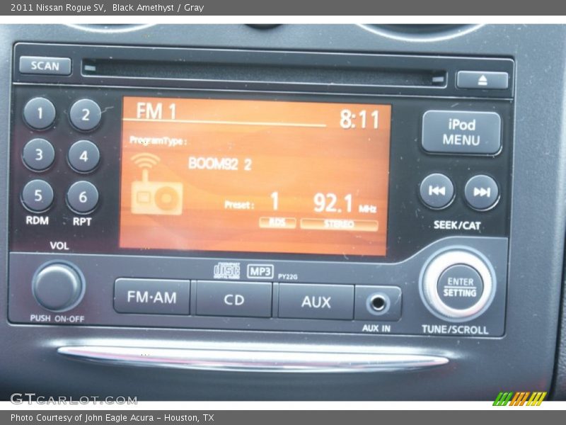 Black Amethyst / Gray 2011 Nissan Rogue SV