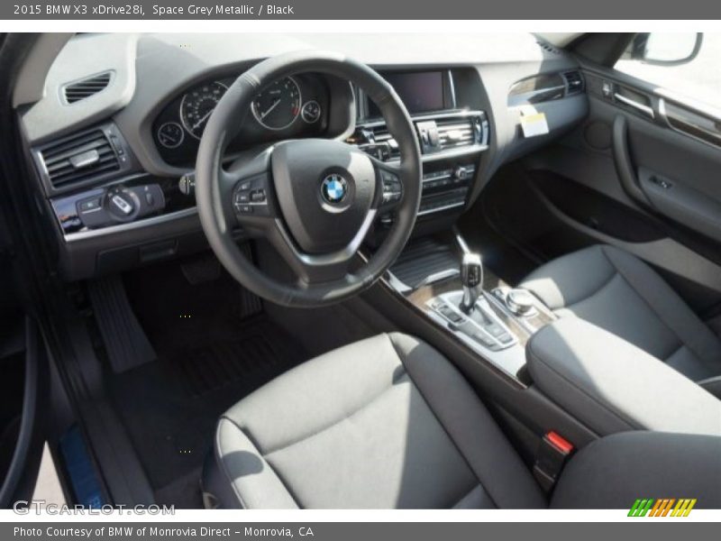 Space Grey Metallic / Black 2015 BMW X3 xDrive28i