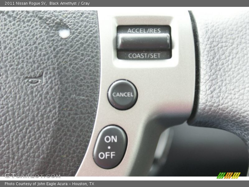 Black Amethyst / Gray 2011 Nissan Rogue SV