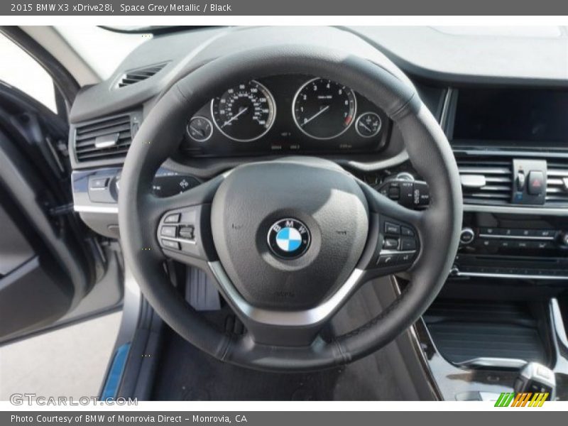 Space Grey Metallic / Black 2015 BMW X3 xDrive28i