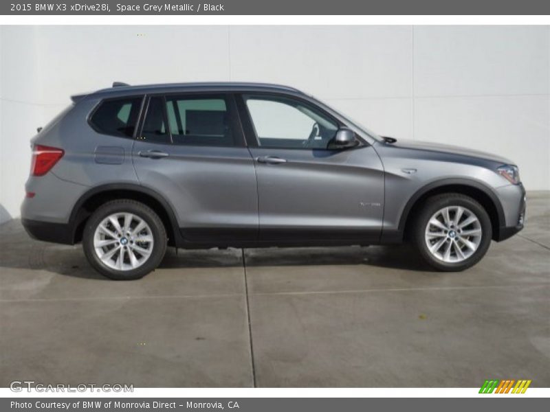Space Grey Metallic / Black 2015 BMW X3 xDrive28i