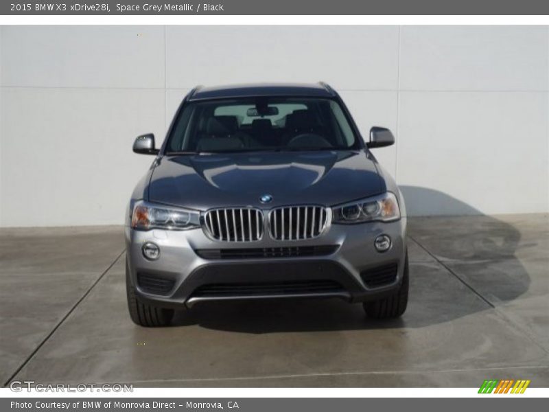 Space Grey Metallic / Black 2015 BMW X3 xDrive28i
