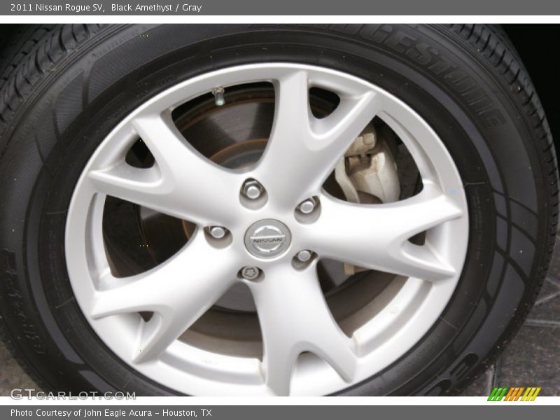 Black Amethyst / Gray 2011 Nissan Rogue SV