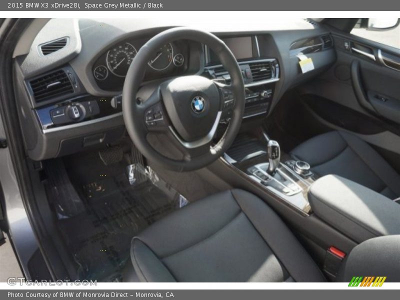 Space Grey Metallic / Black 2015 BMW X3 xDrive28i