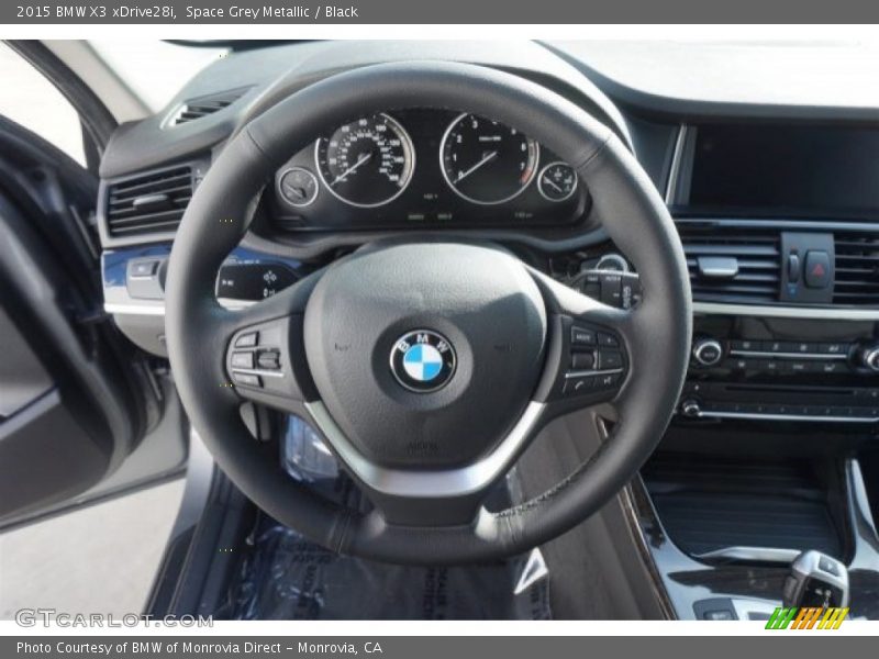 Space Grey Metallic / Black 2015 BMW X3 xDrive28i