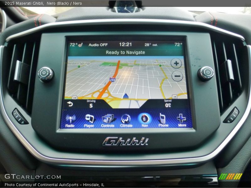 Navigation of 2015 Ghibli 