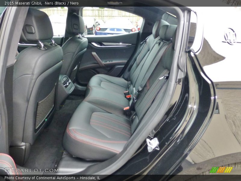 Rear Seat of 2015 Ghibli 