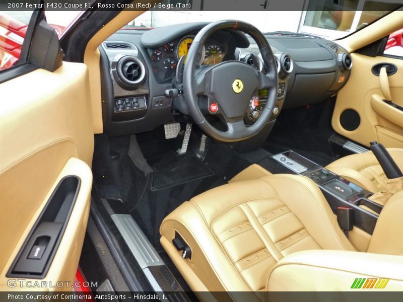  2007 F430 Coupe F1 Beige (Tan) Interior