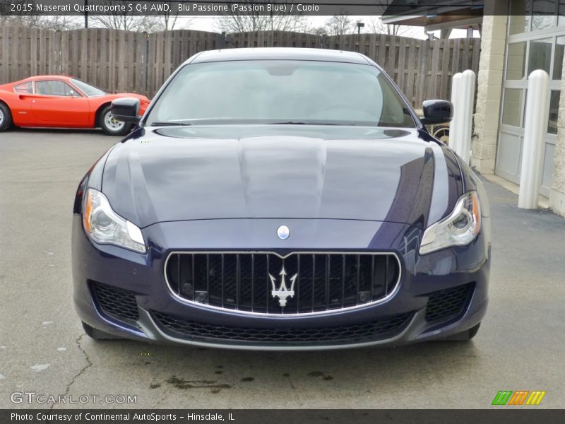 Blu Passione (Passion Blue) / Cuoio 2015 Maserati Quattroporte S Q4 AWD