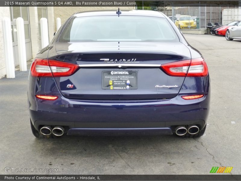 Blu Passione (Passion Blue) / Cuoio 2015 Maserati Quattroporte S Q4 AWD