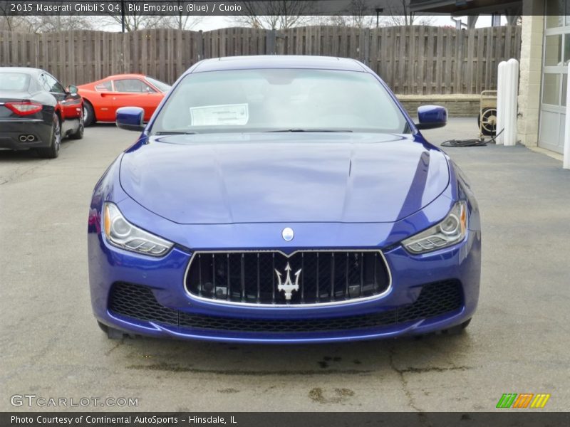 Blu Emozione (Blue) / Cuoio 2015 Maserati Ghibli S Q4