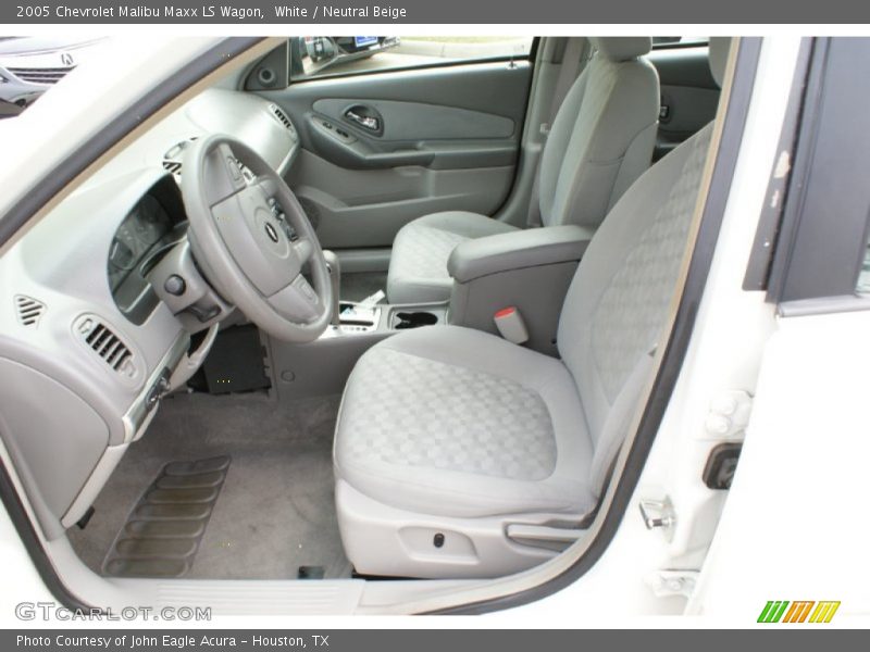 White / Neutral Beige 2005 Chevrolet Malibu Maxx LS Wagon