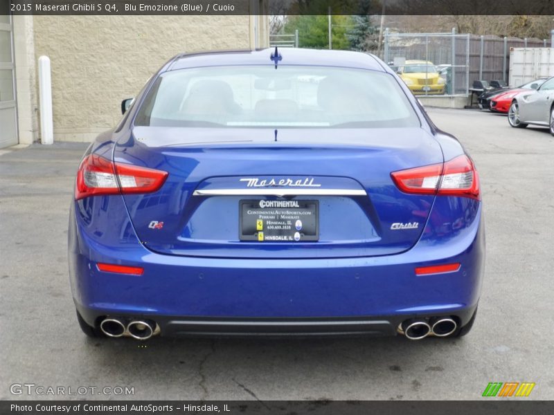 Blu Emozione (Blue) / Cuoio 2015 Maserati Ghibli S Q4