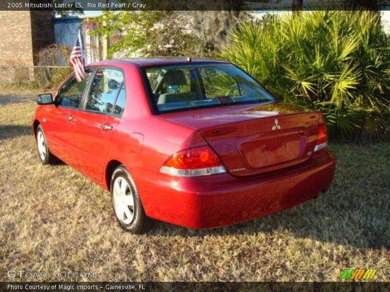 Rio Red Pearl / Gray 2005 Mitsubishi Lancer ES