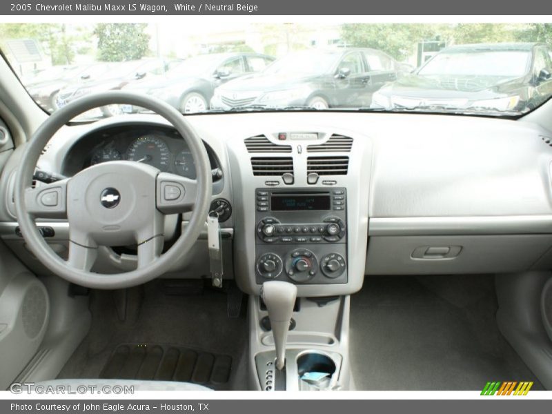 White / Neutral Beige 2005 Chevrolet Malibu Maxx LS Wagon