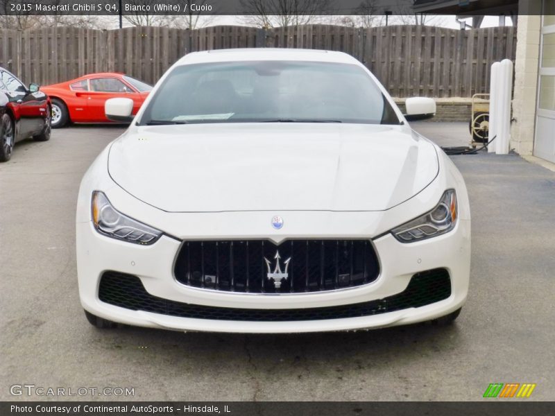 Bianco (White) / Cuoio 2015 Maserati Ghibli S Q4
