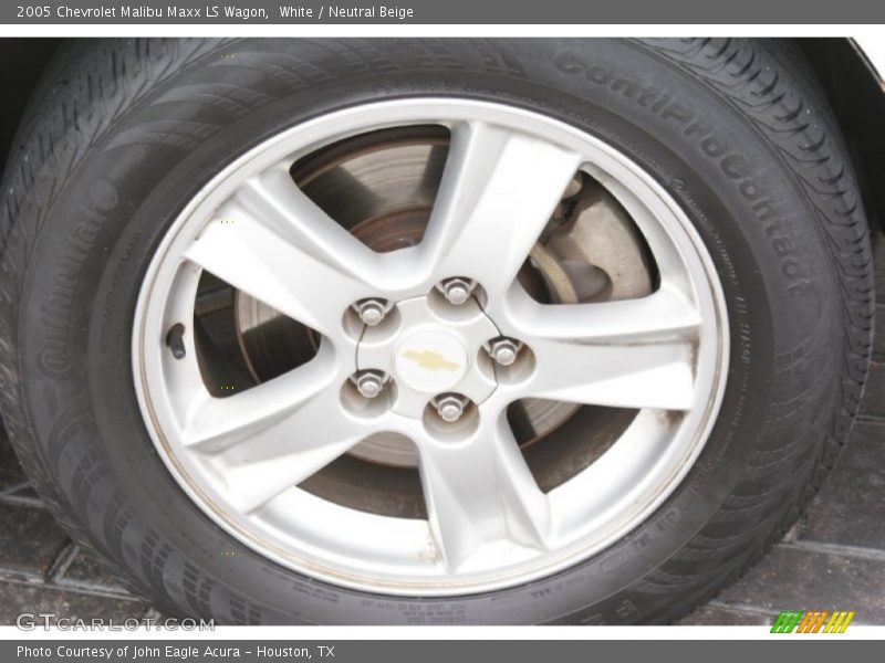 White / Neutral Beige 2005 Chevrolet Malibu Maxx LS Wagon