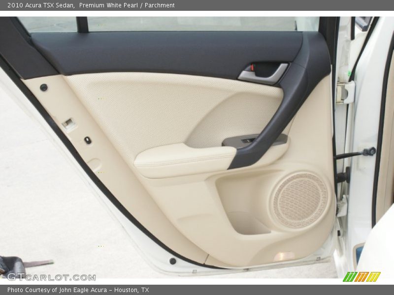 Premium White Pearl / Parchment 2010 Acura TSX Sedan