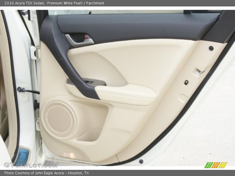 Premium White Pearl / Parchment 2010 Acura TSX Sedan
