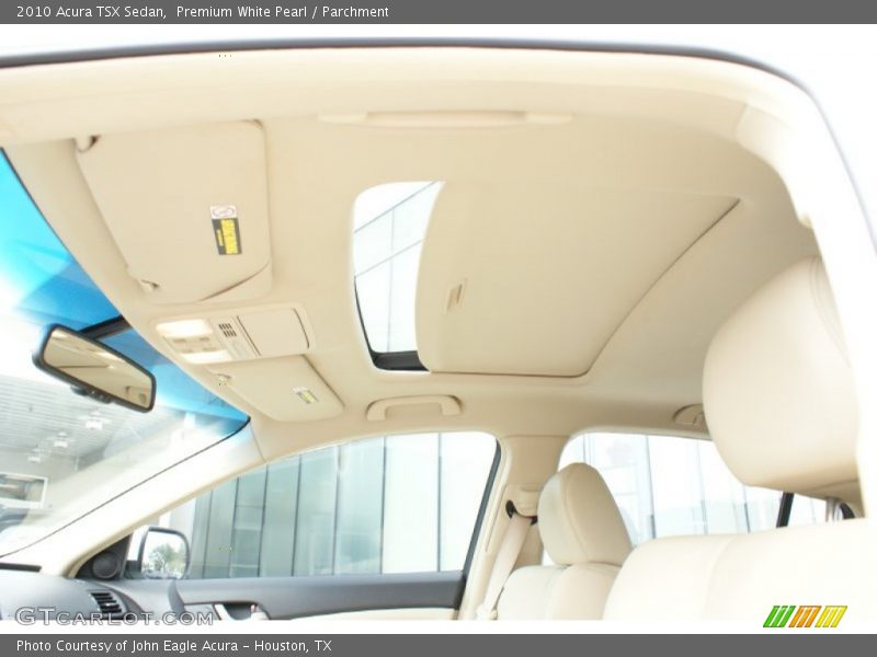 Premium White Pearl / Parchment 2010 Acura TSX Sedan