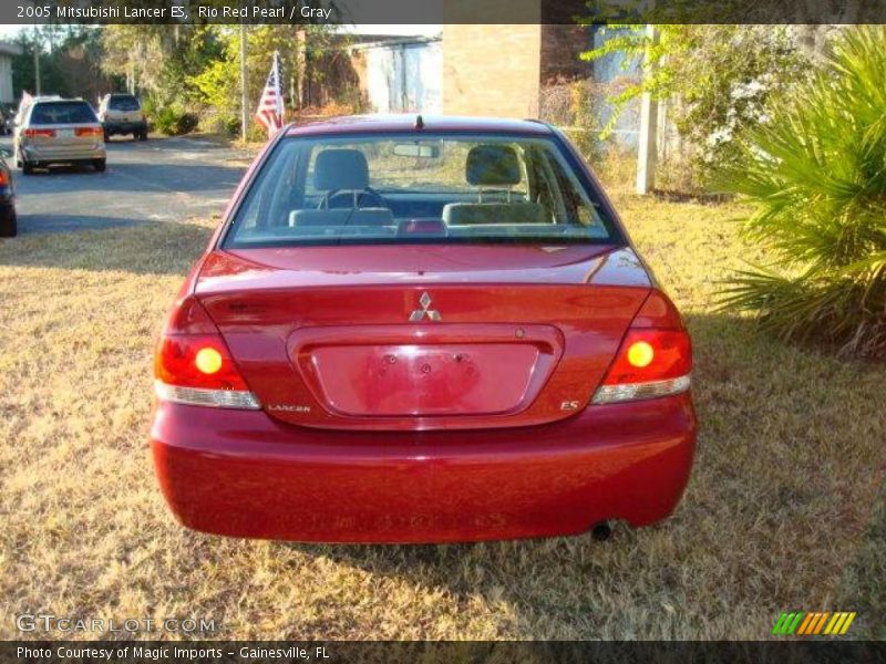 Rio Red Pearl / Gray 2005 Mitsubishi Lancer ES