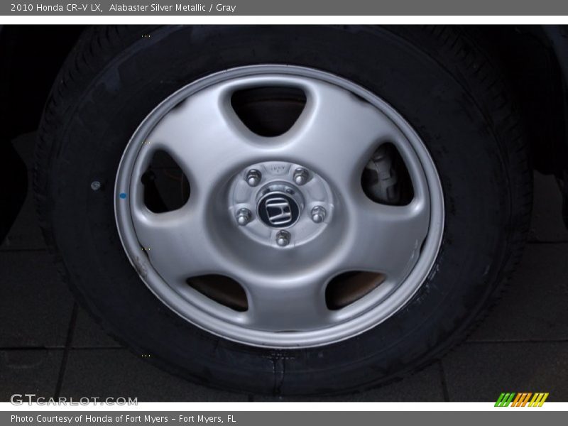 Alabaster Silver Metallic / Gray 2010 Honda CR-V LX