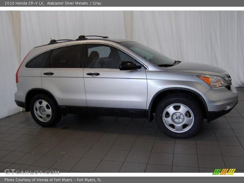 Alabaster Silver Metallic / Gray 2010 Honda CR-V LX