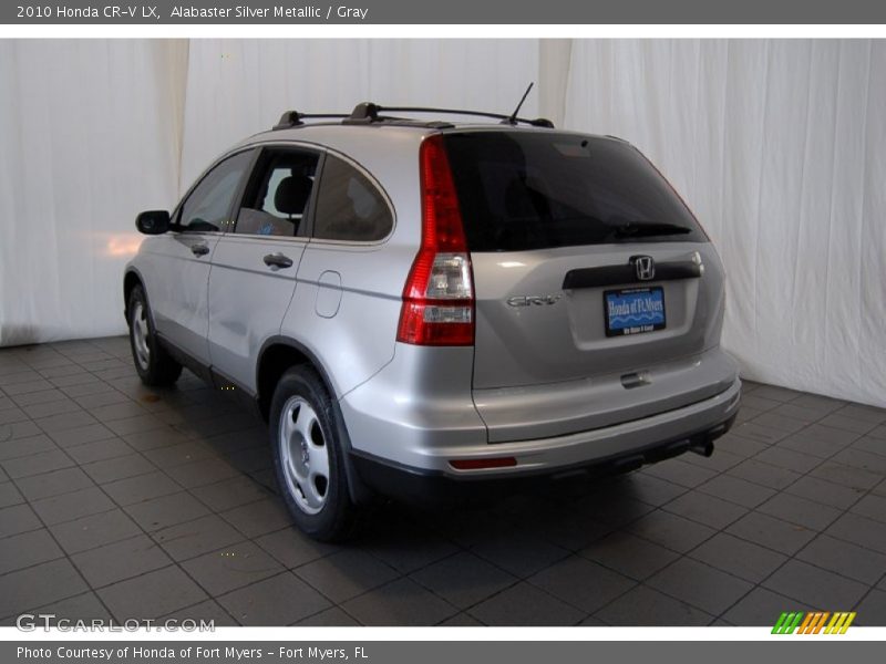 Alabaster Silver Metallic / Gray 2010 Honda CR-V LX
