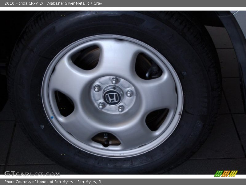 Alabaster Silver Metallic / Gray 2010 Honda CR-V LX