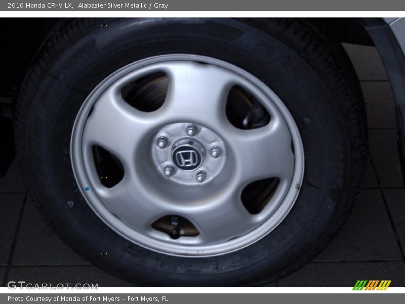 Alabaster Silver Metallic / Gray 2010 Honda CR-V LX