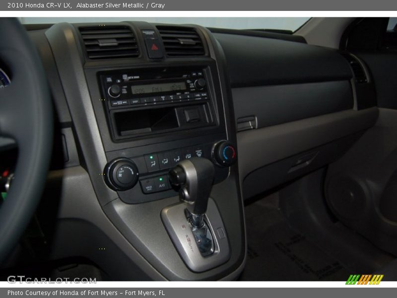 Alabaster Silver Metallic / Gray 2010 Honda CR-V LX