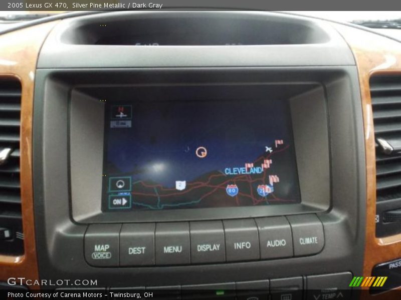 Silver Pine Metallic / Dark Gray 2005 Lexus GX 470