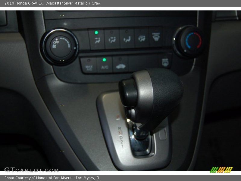 Alabaster Silver Metallic / Gray 2010 Honda CR-V LX