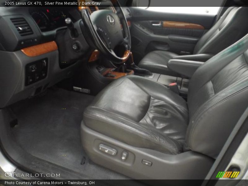 Silver Pine Metallic / Dark Gray 2005 Lexus GX 470