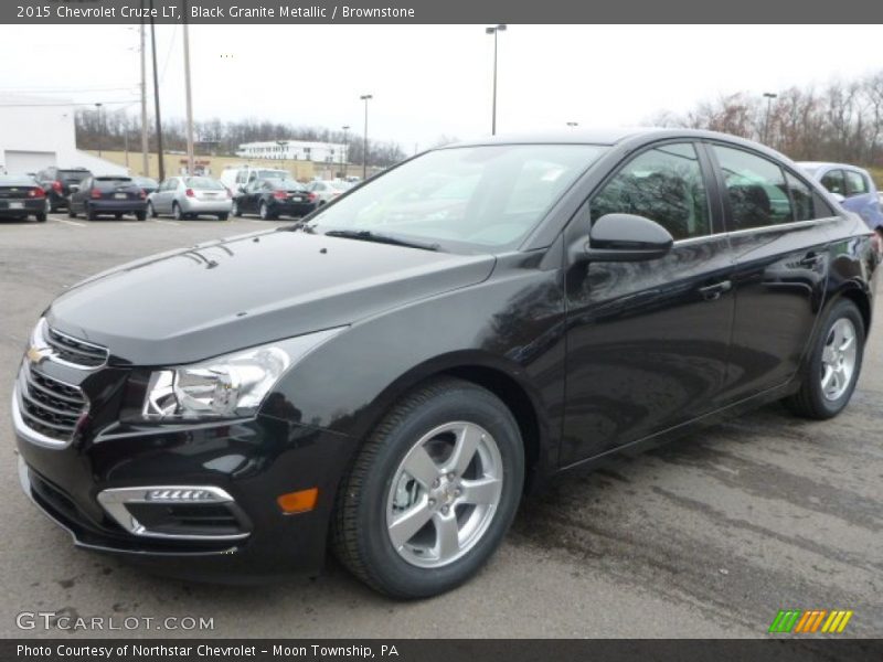 Black Granite Metallic / Brownstone 2015 Chevrolet Cruze LT