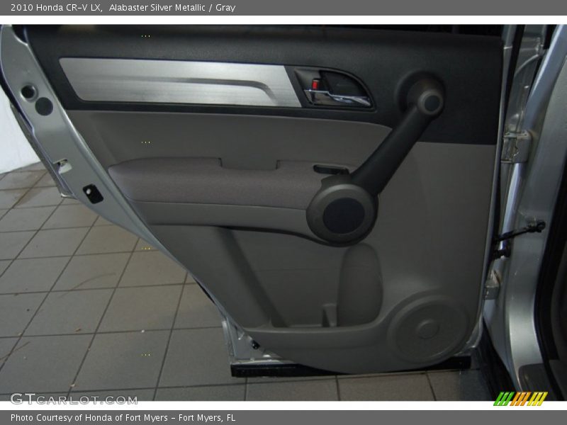 Alabaster Silver Metallic / Gray 2010 Honda CR-V LX