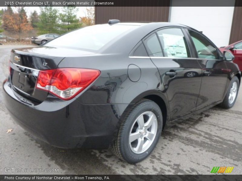 Black Granite Metallic / Brownstone 2015 Chevrolet Cruze LT