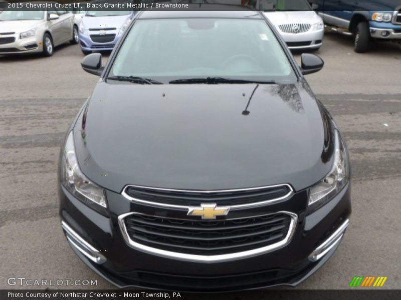 Black Granite Metallic / Brownstone 2015 Chevrolet Cruze LT