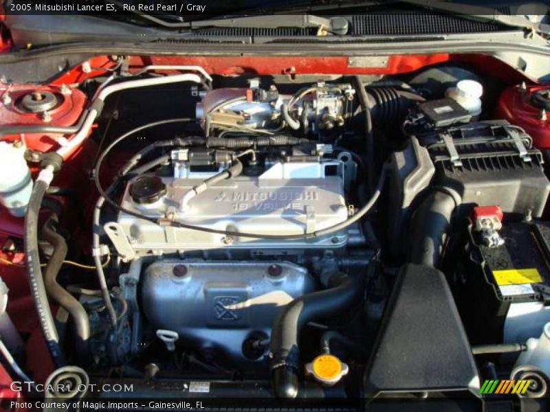 Rio Red Pearl / Gray 2005 Mitsubishi Lancer ES