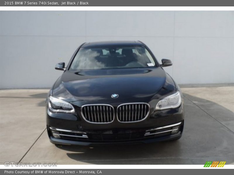 Jet Black / Black 2015 BMW 7 Series 740i Sedan