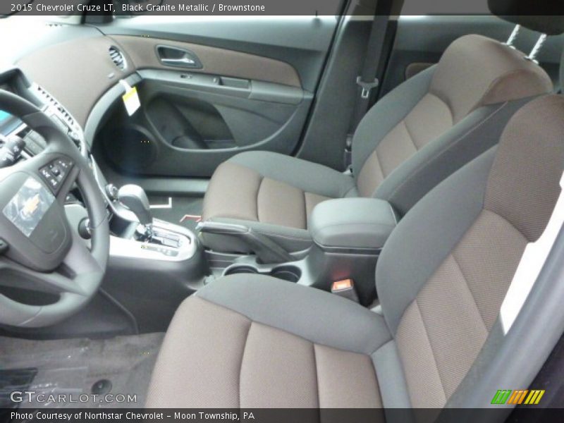 Black Granite Metallic / Brownstone 2015 Chevrolet Cruze LT