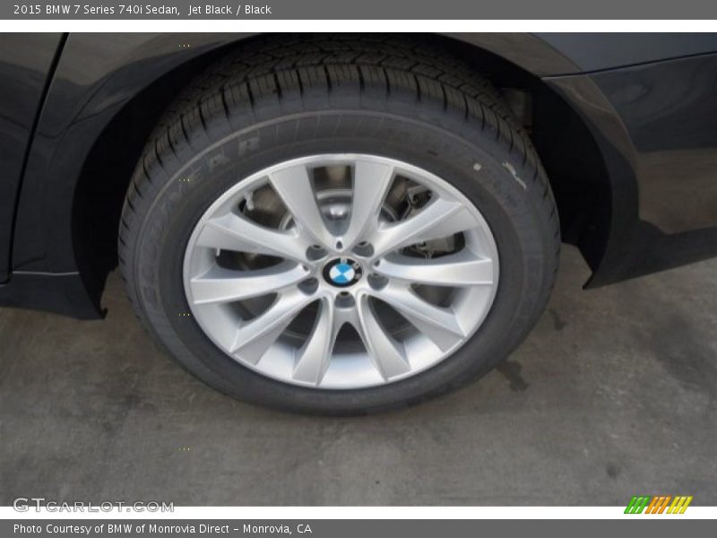 Jet Black / Black 2015 BMW 7 Series 740i Sedan