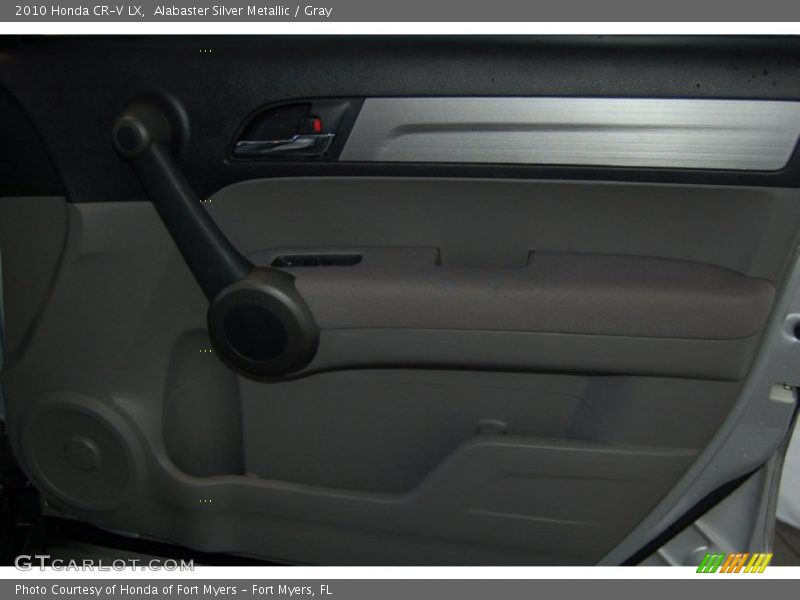 Alabaster Silver Metallic / Gray 2010 Honda CR-V LX