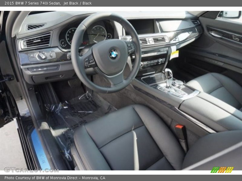  2015 7 Series 740i Sedan Black Interior