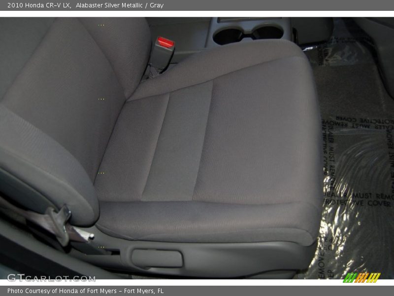 Alabaster Silver Metallic / Gray 2010 Honda CR-V LX